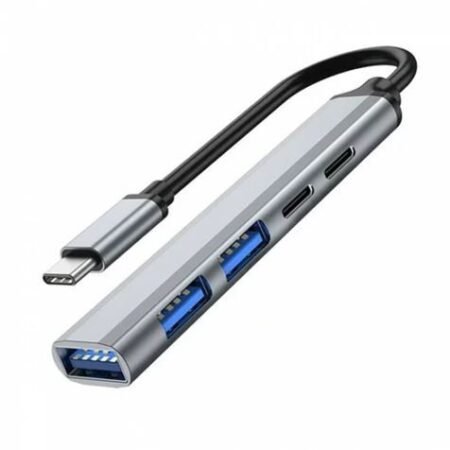 Adapter USB 3.1 TIP-C NA 3XHUB 3.0+TIP C+ PD, Linkom