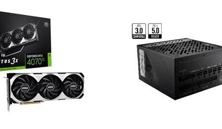 RTX 4070 TI VENTUS 3X 12G OC+MPG A1000G PCIE5 80+Gold