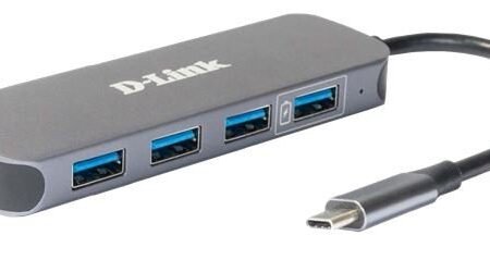 D-Link USB-C to 4-Port USB 3.0 Hub DUB-2340
