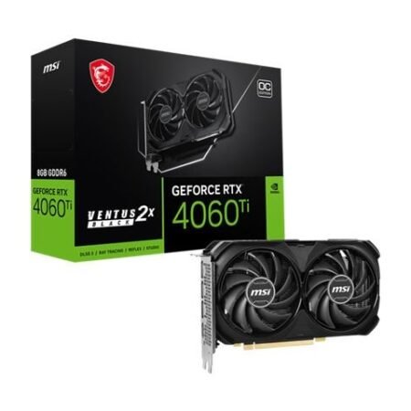 VGA MSI RTX 4060TI VENTUS Black 2X 8G OC