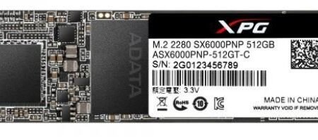 SSD M.2 512GB ADATA ASX6000PNP-512GT-C