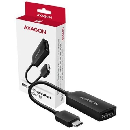 Adapter USB 3.0 Tip-C na DisplayPort 4K/60Hz, AXAGON