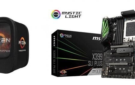 AMD Ryzen™ 1900X TR4 + MSI TR4 X399 SLI PLUS