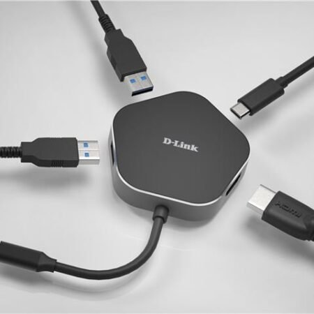 DLink 4‑in‑1 USB‑C Hub with HDMI DUB-M420