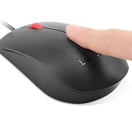 Lenovo Fingerprint Biometric USB Mouse - 4Y50Q64661