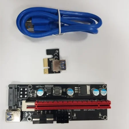 Adapter NoNAME USB Riser/Extender 3 konektora 009s