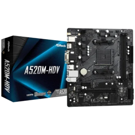 MB AM4 ASRock A520M-HDV 90-MXBE50-A0UAYZÂ Â Â 