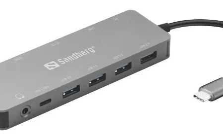 Docking station Sandberg 13in1 USB-C - 2xHDMI/VGA/LAN/3xUSB 3.0/USB C 136-45