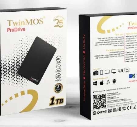 HDD E2.5" TwinMOS 1TB USB3.0 TM1000GPD