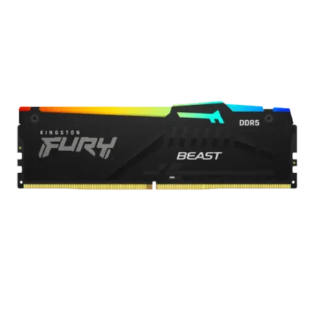 RAM DDR5 32GB 5200MT/s Kingston Fury Beast RGB Black KF552C40BBA-32