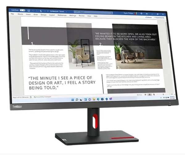 Monitor 27" Lenovo S27i-30 63DFKAT4EU IPS 1920x1080/100Hz/4ms/2xHDMI/VGA