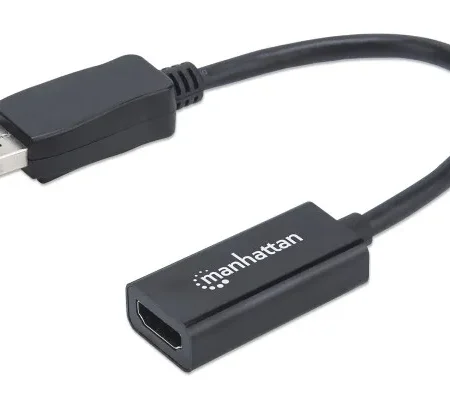 Adapter Manhattan 151634 DisplayPort/M - HDMI/F 1080p Crni