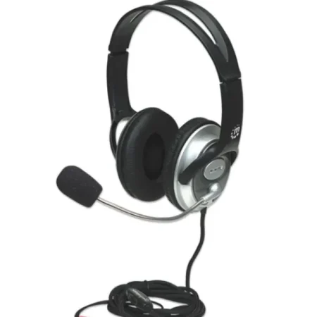 Slušalice sa mikrofonom Manhattan Classic 175555, black