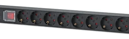 PDU kabl Intellinet 715126 19"/1U sa 8 utičnica/prekidač/2m
