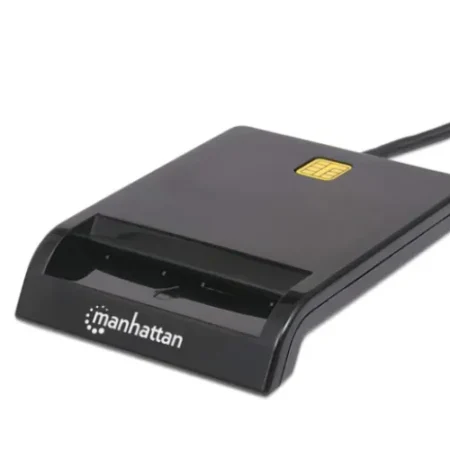 USB smart card reader Manhattan 102049, black