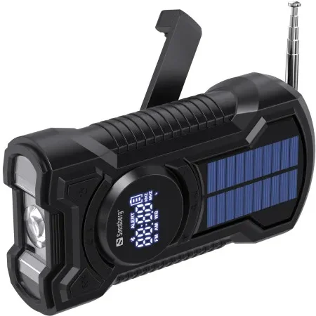 Powerbank Sandberg AIO 421-03 radio/zvučnik/solarni punjač/5000mAh