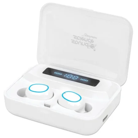 Slušalice TWS Manhattan 180399 Bluetooth 5.0 bele