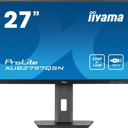 Monitor 27" Iiyama XUB2797QSN-B2 IPS 2560x1440/100Hz/1ms/HDMI/DP/USB/zvučnici
