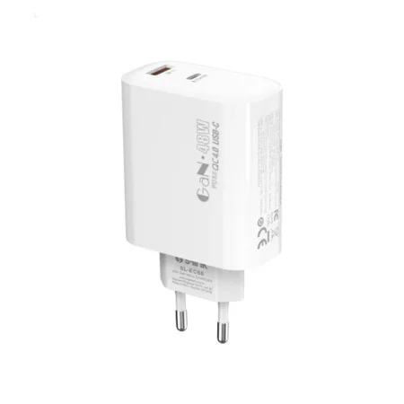 Strujni adapter S-link SL-EC68 45W PD30W/QC 18W USB-A/USB-C Brzo punjenje