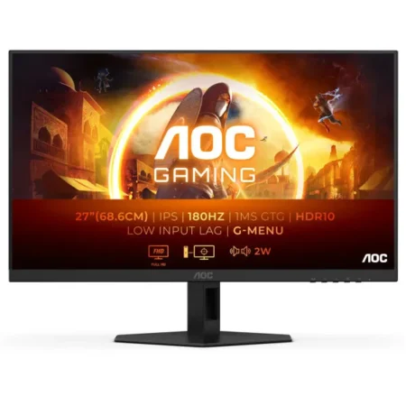 Monitor 27" AOC 27G4XE IPS 1920x1080/180Hz/0.5ms/2xHDMI/DP/G-sync/zvučnici