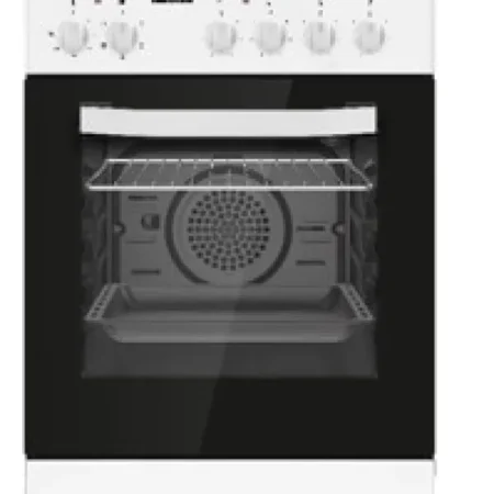 Električni šporet HEINNER HFSC-S56E4VWH 4xstruja/keramika/ventilator/50cm