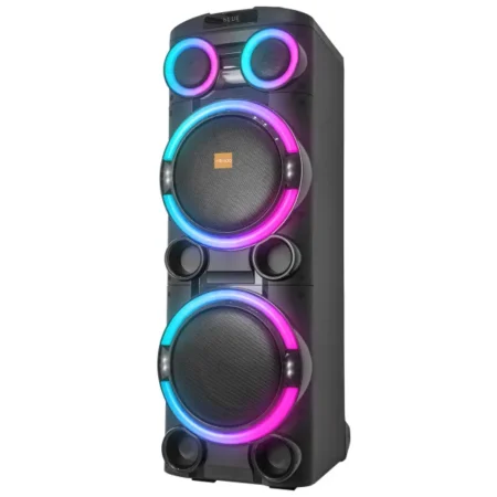 Zvučnik Mikado MD-104KP 200W, 12V 14000mAh USB, Bluetooth, micro SD crni