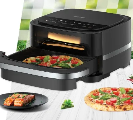 Friteza Air Fryer i Pizza Easy fry  HEINNER HPAF-B4DC22BK