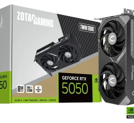 VGA Zotac RTX 5050 Twin Edge 8GB, ZT-B50500E-10M