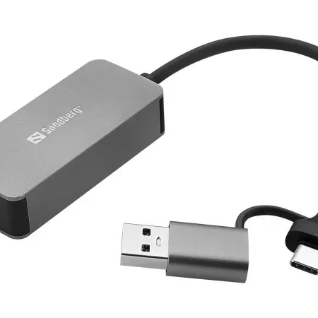USB adpater Sandberg 136-68 USB-C/A na RJ-45 Gigabit