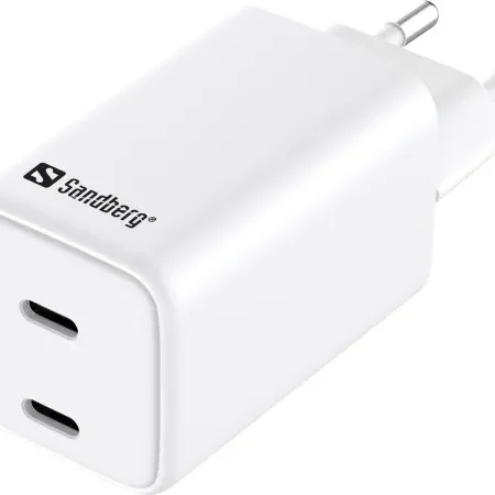 USB kućni punjač Sandberg 441-56 Dual USB-C PD 65W