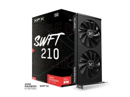 VGA XFX Radeon RX 7600 Speedster 8GB SWFT210 Core Edition, RX-76PSWFTFY