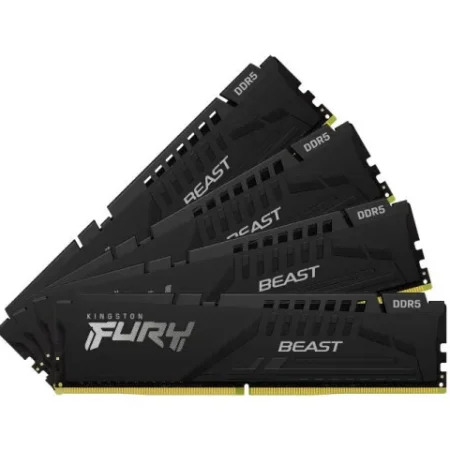 RAM DIMM DDR5 128GB (4x32GB) 5200MHz Kingston Fury Beast KF552C40BBK4-128