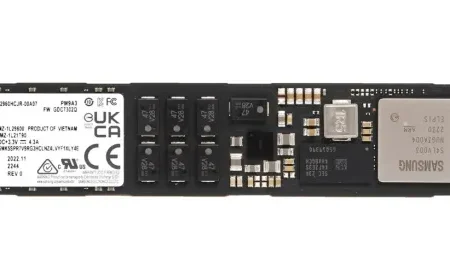 SSD M.2 U.2 SAMSUNG 960GB PM9A3 MZ1L2960HCJR-00A07