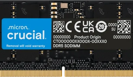 RAM SODIMM DDR5 32GB Crucial 5600MHz CT32G56C46S5