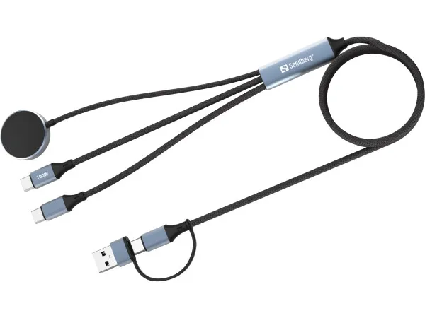 Kabl Sandberg 3u1 441-69 2xUSB-C/Mag Safe/100W