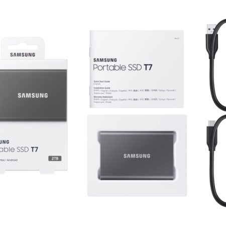 Portable T7 2TB sivi eksterni SSD MU-PC2T0T