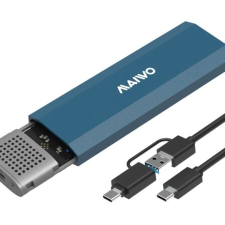 Externo Kućište USB-C 3.1 na M.2 NVMe/SATA aluminium, K1690