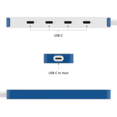 HyperDrive Flex 4 Port USB-C Hub plavi (HD5201BUGL)