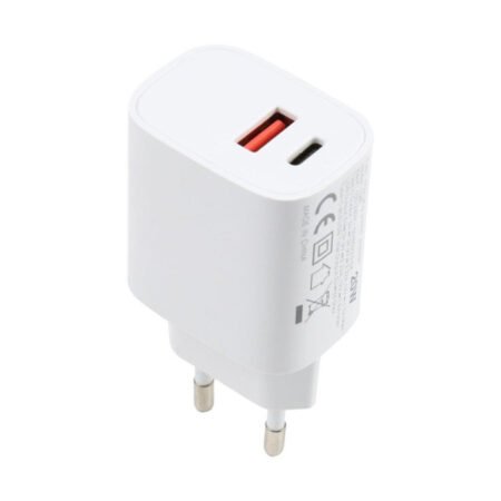 Strujni Fast punjac 1xUSB A+1xTIP C 20W