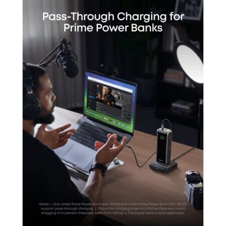 Prime baza za punjenje, 26750mAh, 150W, crna