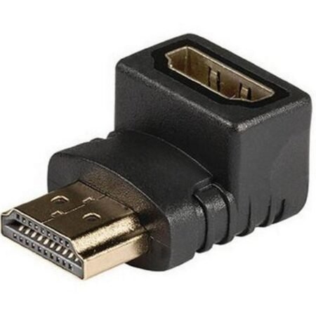 Adapter HDMI (M) - HDMI (F) pod uglom crni