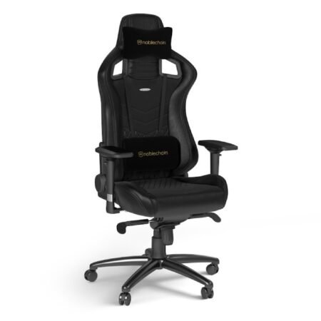 EPIC Real Leather Gaming stolica crna