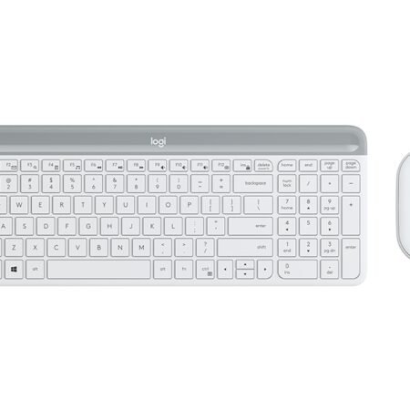 MK470 Wireless Desktop US bela tastatura + miš