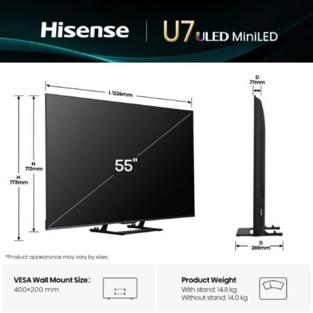 55 inča 55U7Q ULED Mini-LED 4K UHD Smart TV