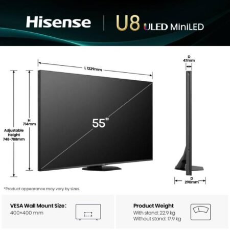 55 inča 55U8Q ULED MiniLED 4K UHD Smart TV