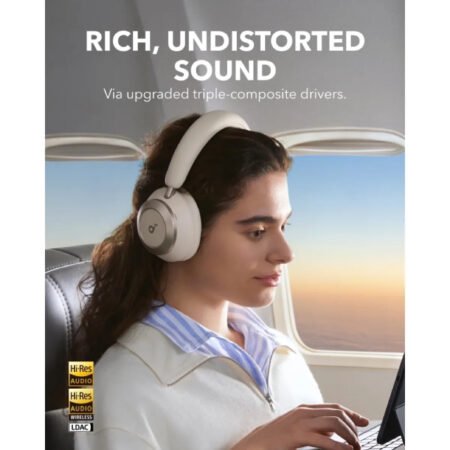 Soundcore Space One Pro ANC BT slušalice bele