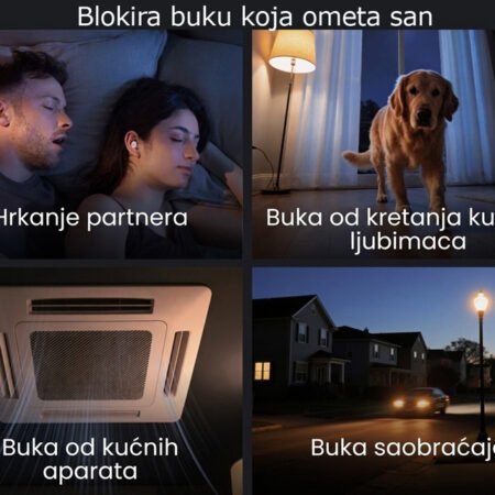 Soundcore Sleep A30 Noise Masking BT bežične bubice zelene