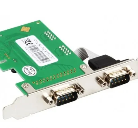 E-Green PCI Express kontroler 2-port serial RS232,DB-9
