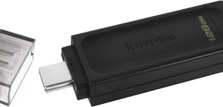 USB Flash Kingston 128GB USB 3.2 DataTraveler 70 USB-C black DT70/128GB