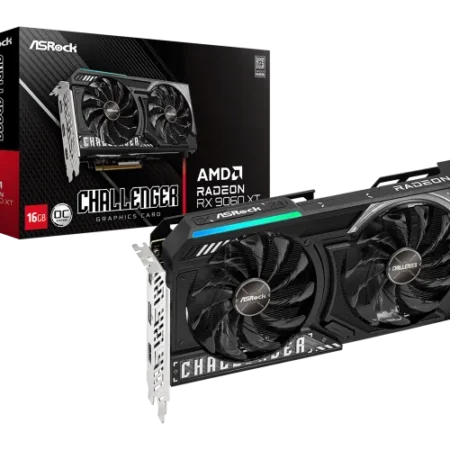 SVGA ASrock RX 9060 XT Challenger 16GB/GDDR6/128bit/crna, RX9060XT CL 16GO